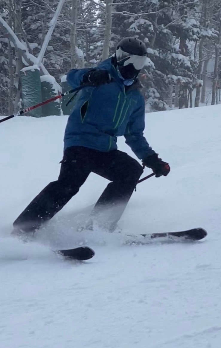 Rex Walrond skiing in Telluride, Colorado